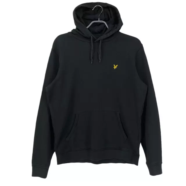 Lyle & Scott Casual da Uomo Nero Maglione Felpa con Cappuccio Taglia M