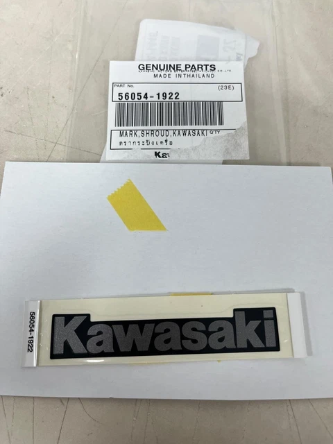 KAWASAKI DECAL GRAPHIC lower front LH shroud, KL650 KLR650
