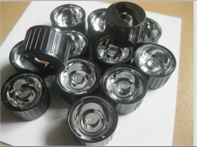 10pcs 30 degree led Lens for 1W 3W 5W Hight Power LED with Holder -lm