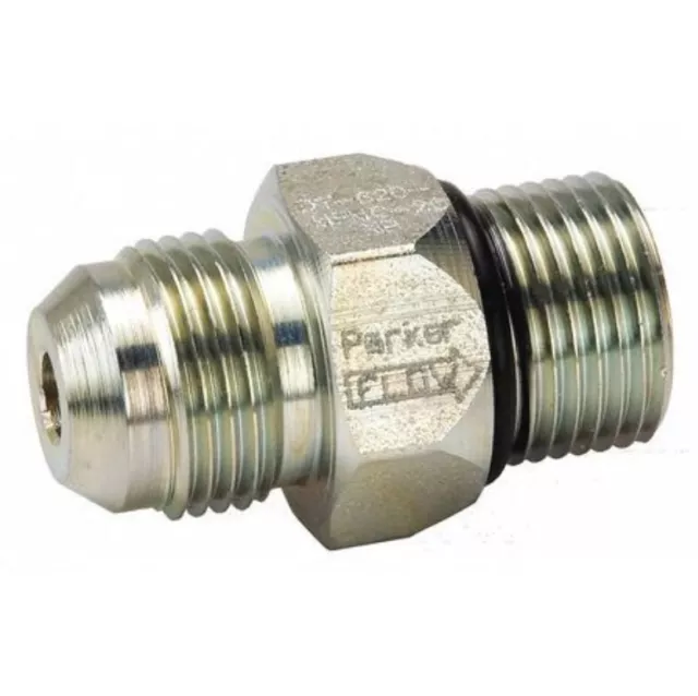PARKER  DT-370-MFMO-5 Check Valve 3/8" Male Flare X Sae O Ring Fitting Adapter