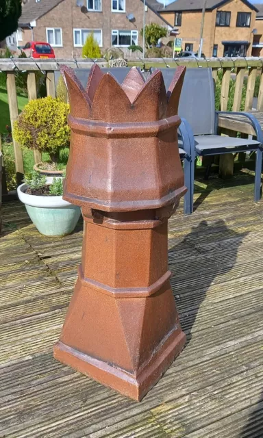 Antique Victorian Crown Top Chimney Pot
