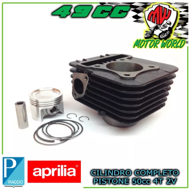 Gruppe Thermisch Zylinder Und Kolben 50CC Piaggio Liberty 4T 50 4T 2000 - 2002