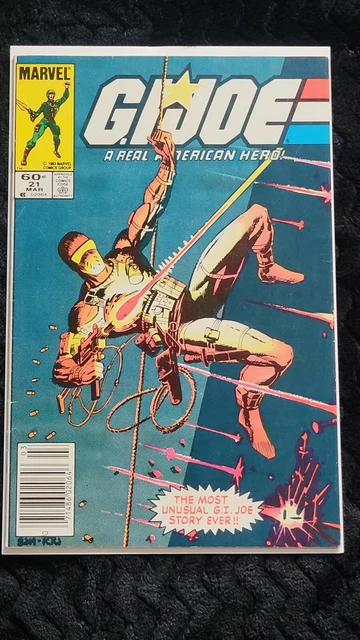 MARVEL COMICS GI JOE 21 NEWSSTAND 1st PRINTING CGC9.4?VF/NM?KEY 1ST STORMSHADOW