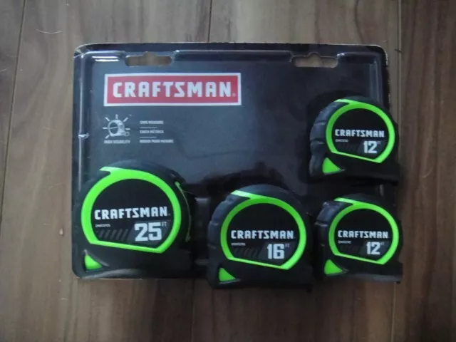 New CRAFTSMAN TAPE MEASURES 25' AND 35