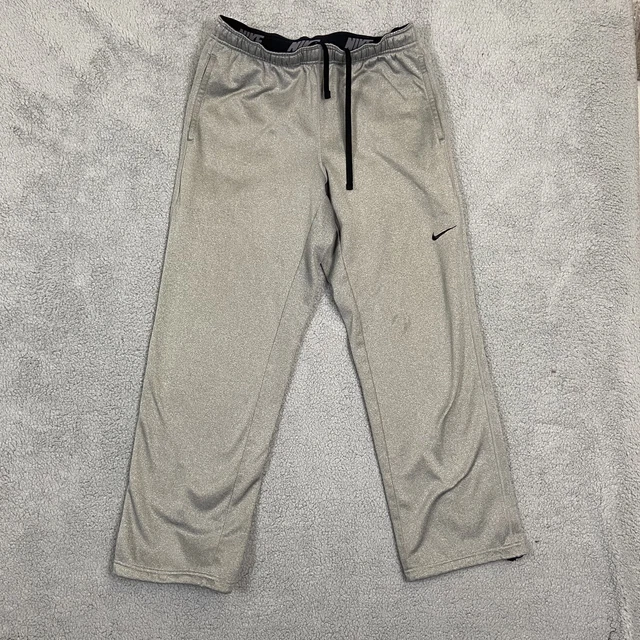 Nike Mens Therma Fit Knockout KO Pants Sweatpants Polyester 379431 Gray Size M
