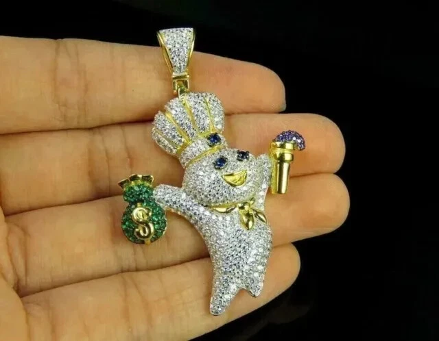 Pillsbury doughboy diamond pendant store