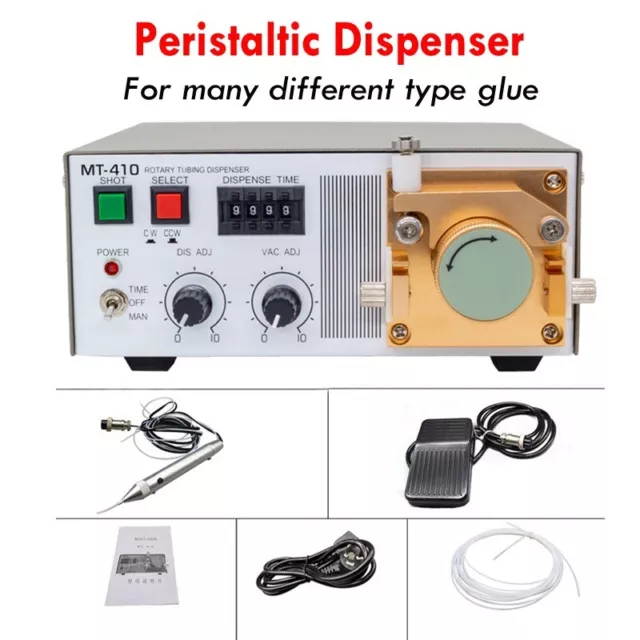 MT-410 Peristaltic Glue Dispenser Original Auto Solder Paste Dispensing Machine