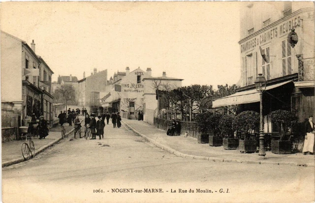 CPA NOGENT sur MARNE La Rue du Moulin. (509438)