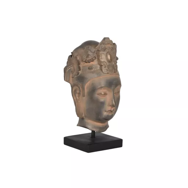 Deko-Figur Home ESPRIT Braun Schwarz Buddha Orientalisch 15 x 18 x 38 cm