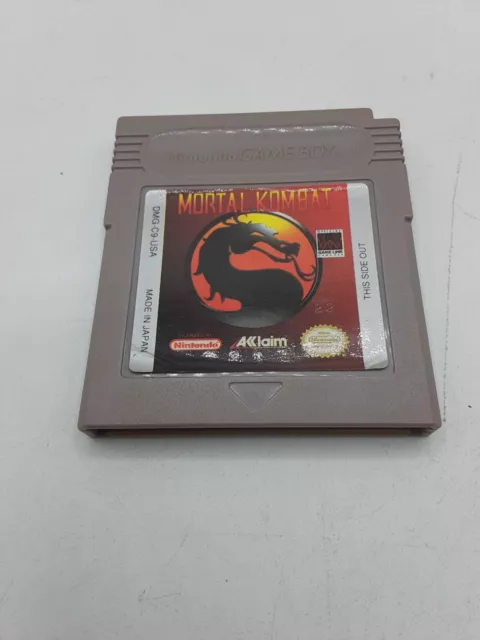 Mortal Kombat - Authentic Nintendo GameBoy Game - Tested & Works
