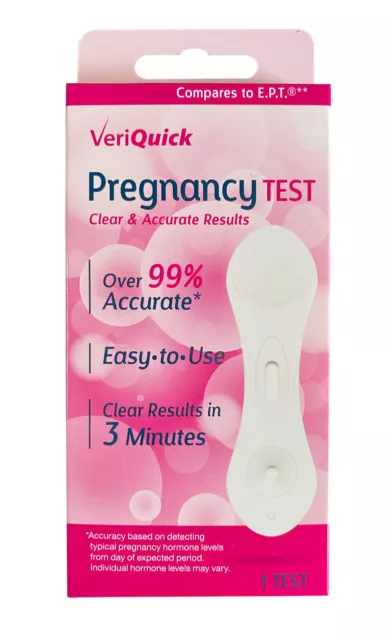 【Clearance】VeriQuick Pregnancy Test, Clear & Accurate Results In 3 Minutes