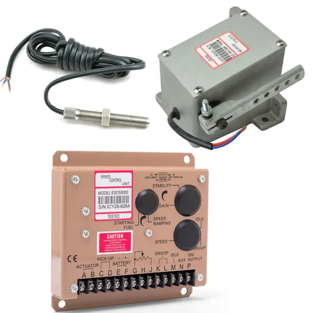 ESD5500E Speed Governor Magnetic Speed Sensor+ Actuator MSP6729 High Reliability