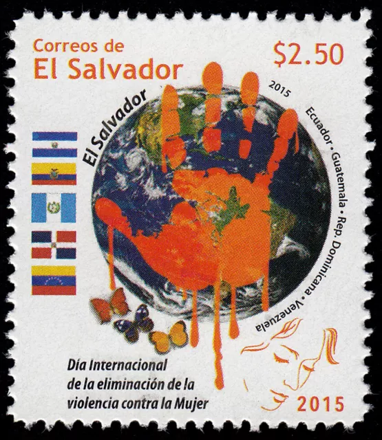 El Salvador 1868 2015 Día International De La Ausbauwerkzeug Gewalt Cont