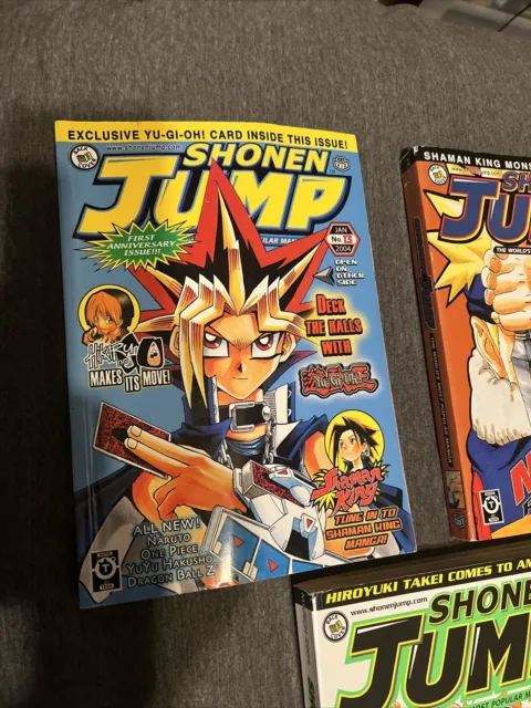 Shonen Jump magazine lot of 3 (jan-feb-marc 2004)