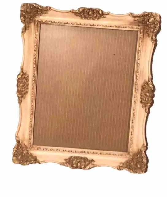 Vintage French Provincial Ornate Gold Wood Picture Frame
