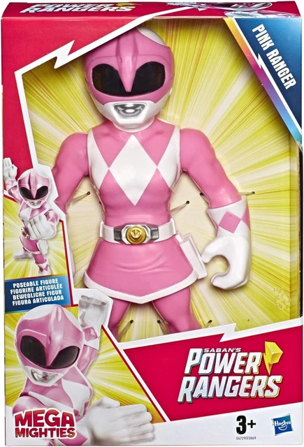 POWER RANGERS PLAYSKOOL Heroes Mega Mighties Pink Ranger Action Figure ...