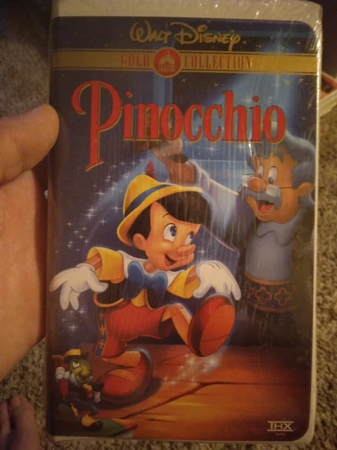 Pinocchio (VHS, 1999, Clam Shell Gold Collection) SEALED