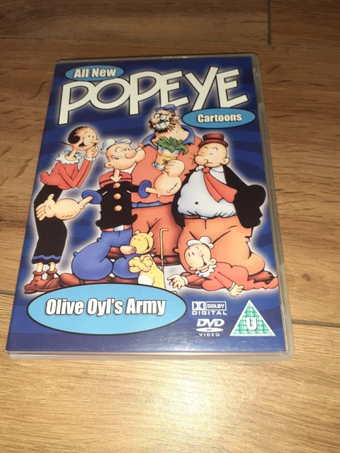All New Popeye Cartoons Olive Oyl's Army DVD