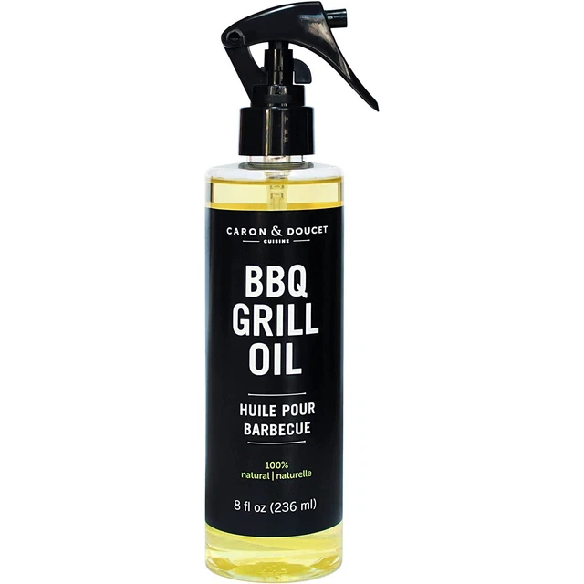 Caron & Doucet Cuisine BCD005 BBQ Grill Spray Oil Plant Based Vegan 8 Oz