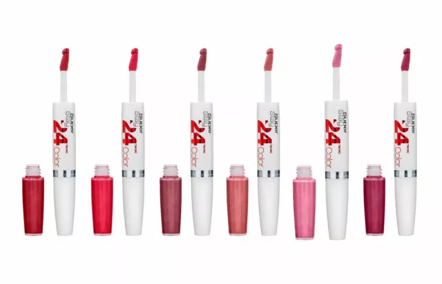 Maybelline Super Stay 24 Color Liquid Lip Balm/Topcoat (0.77Oz-0.63Oz) YOU PICK!