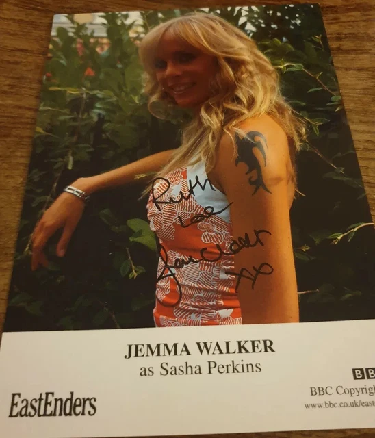 BBC EastEnders Sasha Parkins Hand Signed Cast Card Jemma Walker Autograph