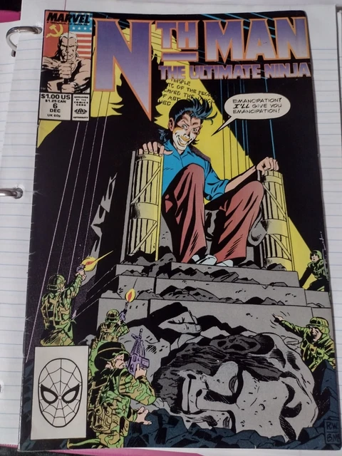 Nth Man: The Ultimate Ninja #6 - Marvel Comics (1989)