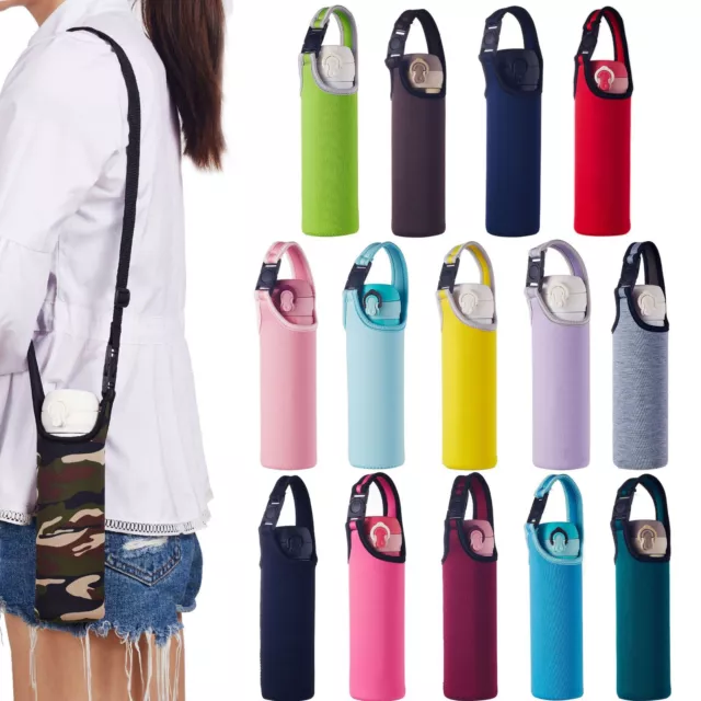 Portable Water Bottle Cover Insulated Carrier Bag Pouch Sport Vacuum Cup Sleeve