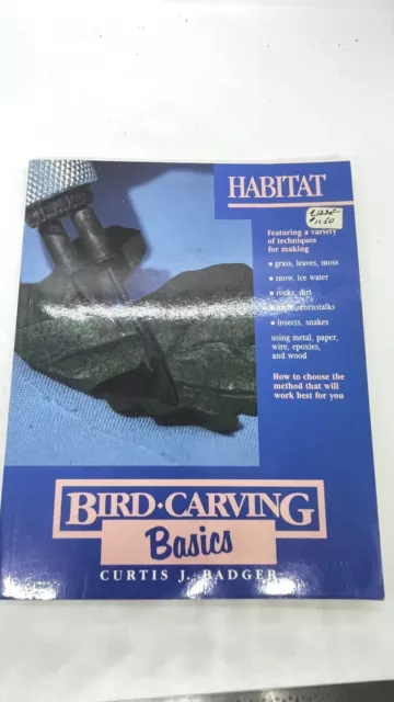 Conceptos básicos para talla de pájaros - tejón Curtis J 1992