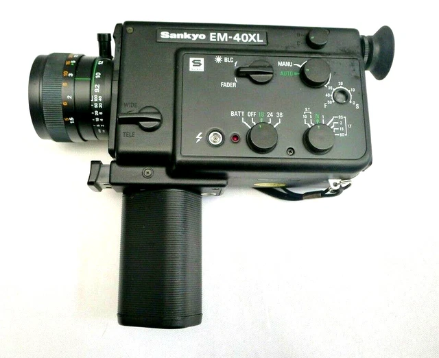 Sankyo Camera VINTAGE MOVIE MAKING Sankyo EM-40XL Super 8 Cine Film Camera £49.99 ...