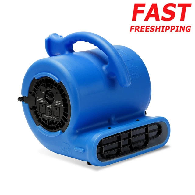 Air Mover Motor Blower Fan Multipurpose Carpet Dryer Floor Fan Home Plumbing Use