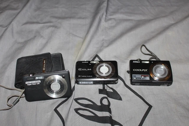 Casio Exilim EX-Z80 + Exilim EX-S10 + Nikon Coolpix S220, tutti non testati