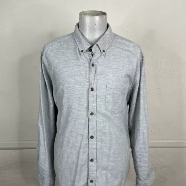 AMERICAN EAGLE SERIOUSLY Soft Flannel Shirt Mens XXL Light Gray $14.00 ...