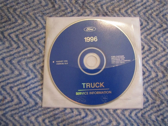 Manual De Taller En CD Para Camiones Ford 1994 - Incluye Bronco, Econoline, Serie F Y F-Super Duty