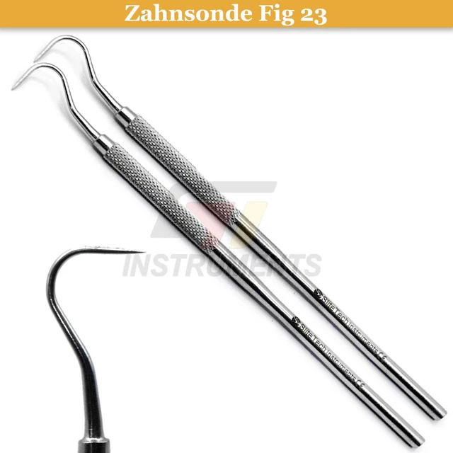 1/5PCS Elstahl Doppel Enn Zahnarzt Zähne Sauber Hygiene