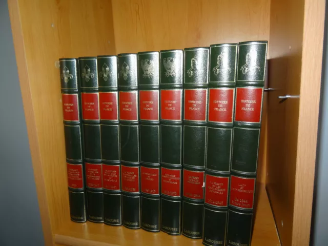 2000 ans d'histoire de France en 9 volumes Larousse rares, hors commerce