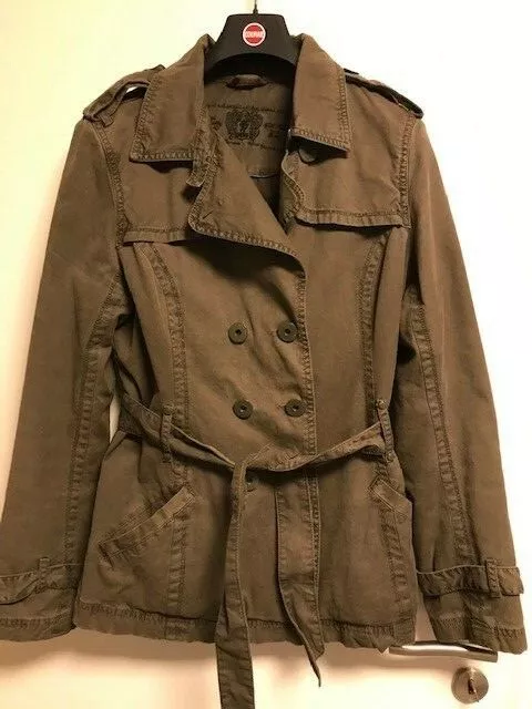 Jacke edc by Esprit XL , khaki - schöne Details  * Übergangsjacke