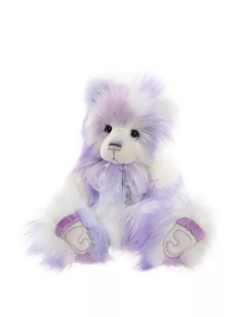 Charlie Bears – Andrea Teddy Bear Plush Purple Collectable - MFN