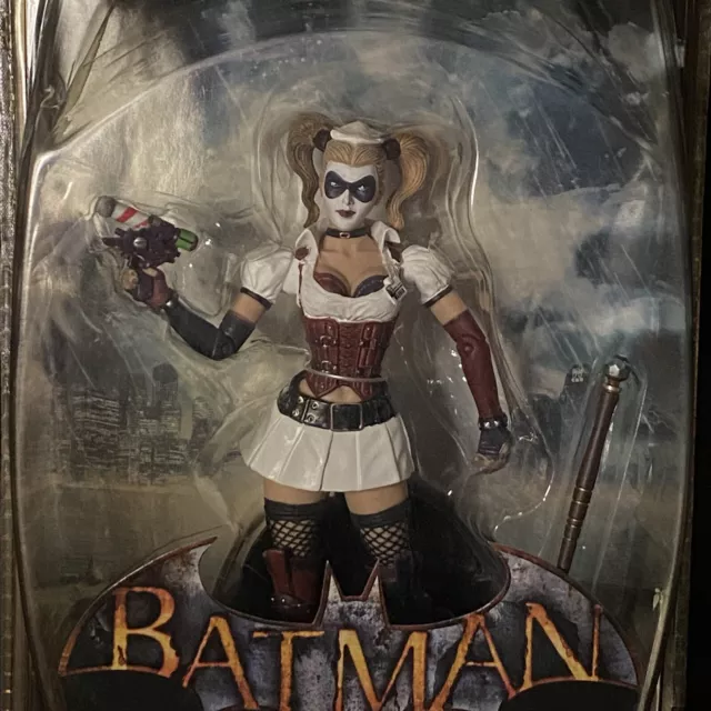 Harley Quinn Action Figure - DC Direct Batman Arkham Asylum Series 1 - 8 Inch