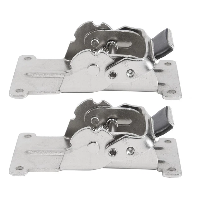 2 PièCes 0-90-180 DegréS Auto-Bloquant Pliant CharnièRe Pieds de Table Argent D5
