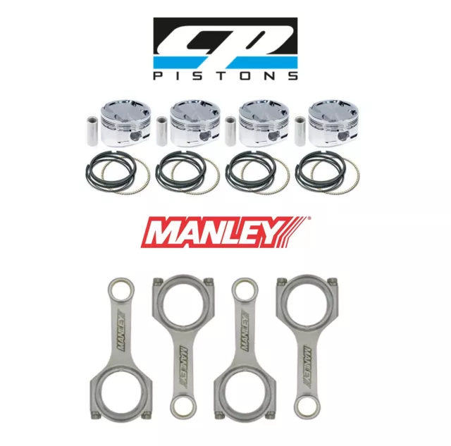 CP Pistons 9.0:1 86.5mm Manley Rods fits Toyota MR2 Celica Gt four 3SGTE 3S-GTE