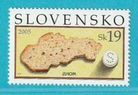 Eslovaquia Europa CEPT de 2005 ** Sin usar MiNr. 512 gastronomía