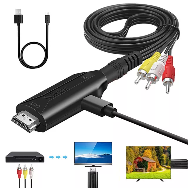 Câble Adaptateur Convertisseur VGA mâle Vers HDMI Femelle Sortie 1080 P  HD+Audio TV AV