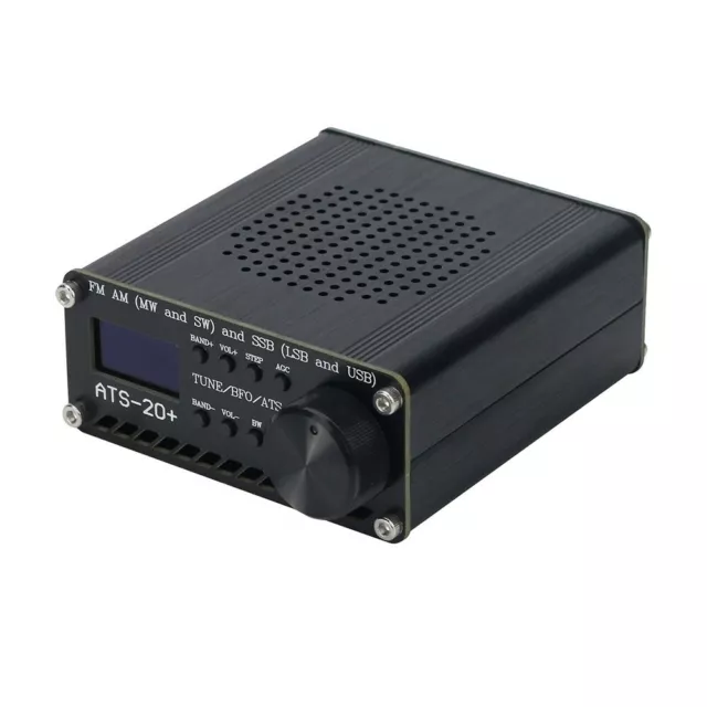 Receptor de radio compacto ATS20+ Plus V2 SI4732 con filtros de ancho de banda de audio
