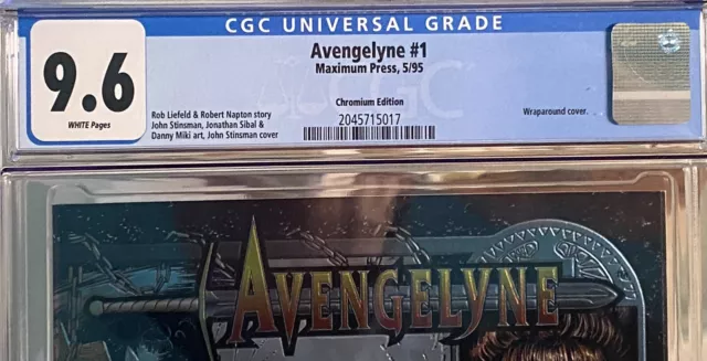 Avengelyne #1 Wrap Cover CGC 9.6 Chromium Edition 3