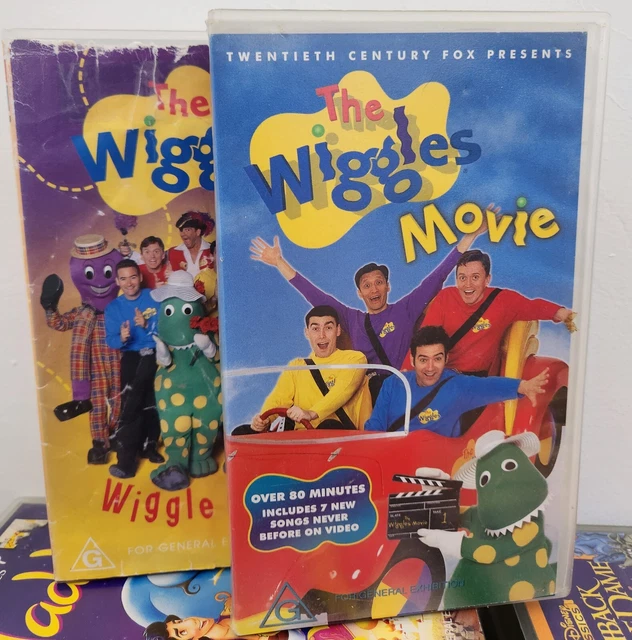 THE WIGGLES The Wiggles Movie And Wiggle Time (Vintage ABC Kids VHS