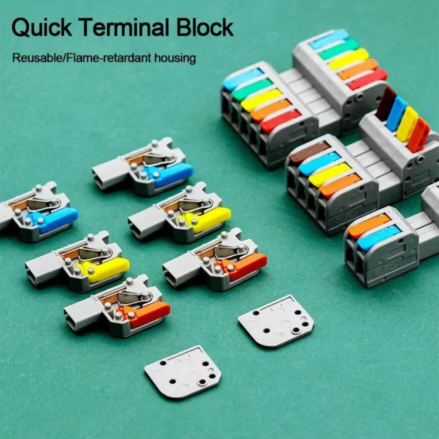 Kompakt Schnell terminal block Universal Ein klemm blöcke  Elektrisch