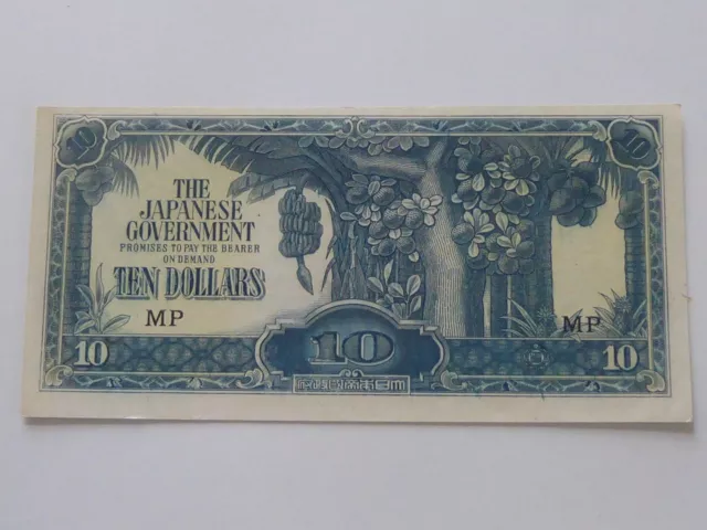 N37) Malaya The Japanese Goverment 5 Dollars Wwii Light Use £2.25