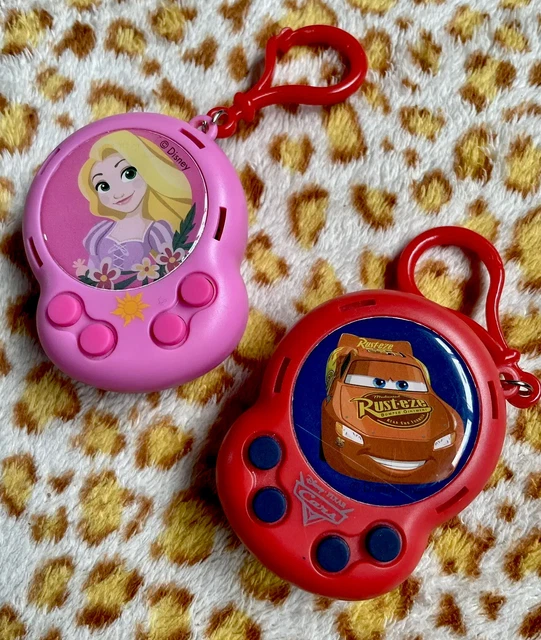 PACCHETTO Borsa Amici Disney Portachiavi con Suoni: Borsa Giocattoli Auto & Principessa Regali