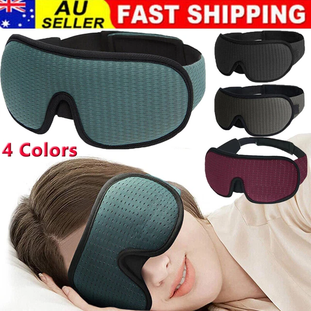 Travel Sleep Eye Mask soft 3D Memory Foam Padded Shade Cover Sleeping Blindfold