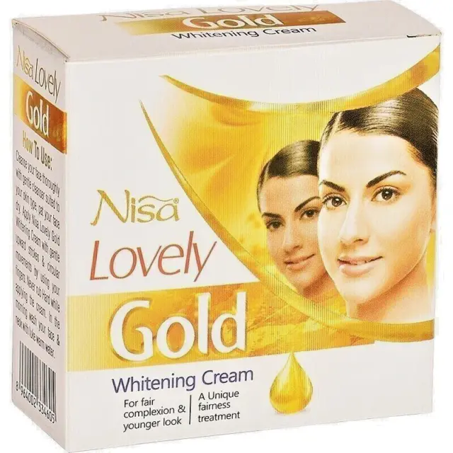 Nisa Lovely Gold crème de beauté blanchissante naturelle élimine les...